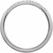 14K White Natural Aquamarine Ring