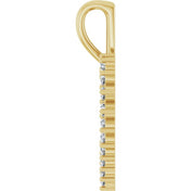 14K Yellow 1/3 CTW Natural Diamond Heart Pendant