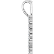 Sterling Silver 1/3 CTW Natural Diamond Heart Pendant