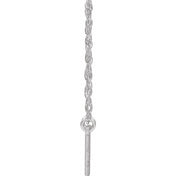 10K Natural Diamond Number Necklace 16-18" in Yellow and White Gold