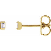 14K Yellow .05 CTW Natural Diamond Stud Earrings