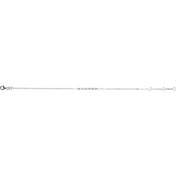 Sterling Silver 1/3 CTW Natural Diamond Five-Stone Bar 6-7 1/2" Link Bracelet