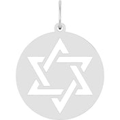 Sterling Silver Star of David Pendant