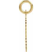 14K Yellow Gold-Plated Sterling Silver Initial A Pendant