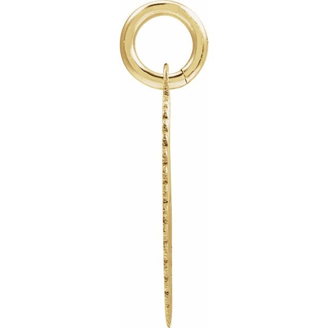 14K Yellow Gold-Plated Sterling Silver Initial E Pendant