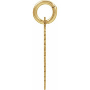 14K Yellow Gold-Plated Sterling Silver Initial F Pendant