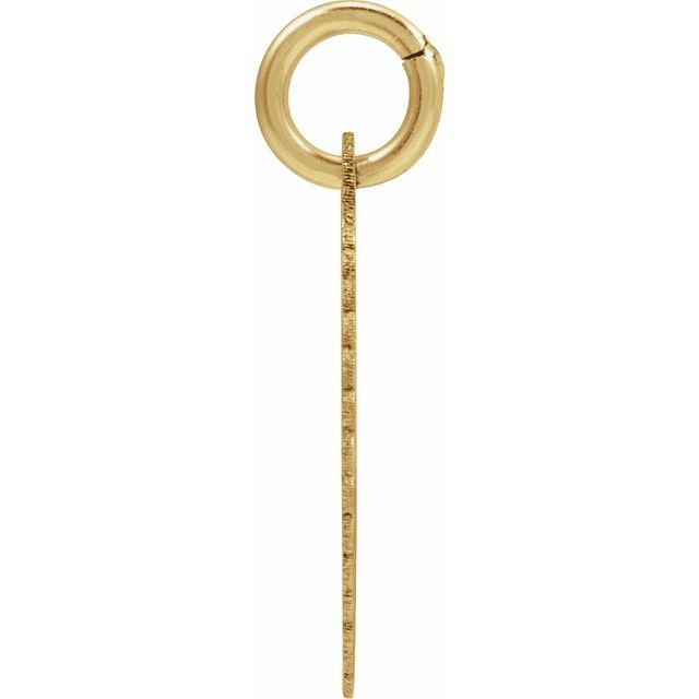 14K Yellow Gold-Plated Sterling Silver Initial F Pendant