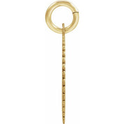 14K Yellow Gold-Plated Sterling Silver Initial I Pendant