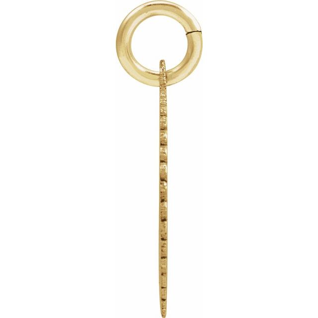 14K Yellow Gold-Plated Sterling Silver Initial I Pendant