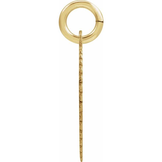 14K Yellow Gold-Plated Sterling Silver Initial R Pendant