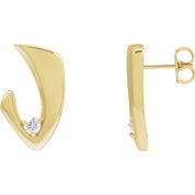 14K Yellow 1/5 CTW Natural Diamond Earrings