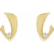 14K Yellow 1/5 CTW Natural Diamond Earrings