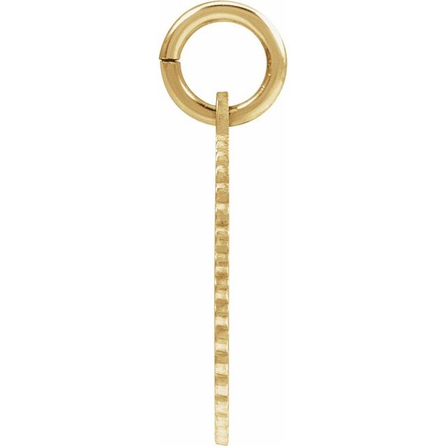 14K Yellow Gold-Plated Sterling Silver Initial Y Pendant