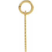 14K Yellow Gold-Plated Sterling Silver Initial Q Pendant