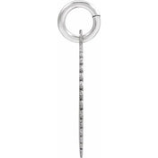 10K White Gold Initial Pendant Necklace –  Jewelry Charm