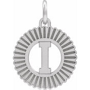 10K White Gold Initial Pendant Necklace –  Jewelry Charm
