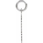 10K White Gold Initial Pendant Necklace –  Jewelry Charm