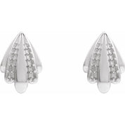 Sterling Silver 1/5 CTW Natural Diamond Earrings