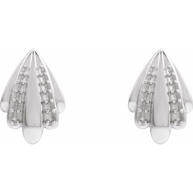 Sterling Silver 1/5 CTW Natural Diamond Earrings