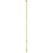 14K Yellow 1/4 CTW Natural Diamond Graduated 6 1/2-7 1/2" Bracelet