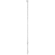 Platinum 1/4 CTW Natural Diamond Graduated 6 1/2-7 1/2" Bracelet
