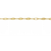 14K Yellow 1.5 mm Keyhole Chain by the Inch