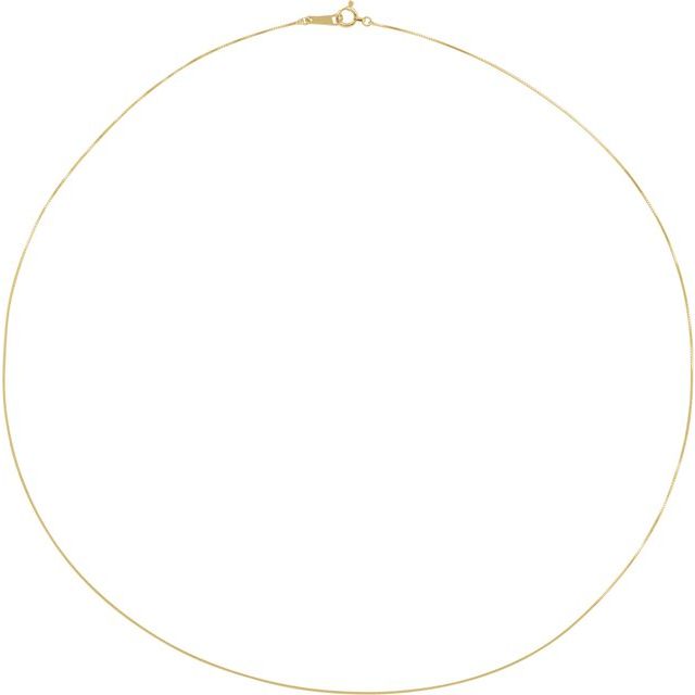 10K .5 mm Box Chain