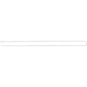 14K White 1.5 mm Keyhole 20" Chain
