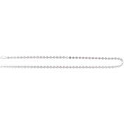 Sterling Silver 4 mm Mirror 16" Chain