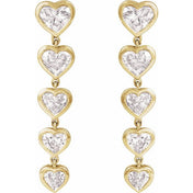 14K Yellow 2 3/4 CTW Lab-Grown Diamond Earrings