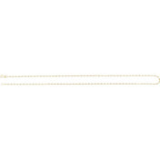 14K Yellow 1.5 mm Keyhole 24" Chain