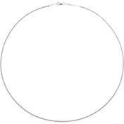 Sterling Silver 1.7 mm Serpentine 18" Chain