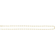 14K Yellow Gold-Filled 1.7 mm Satellite Bar Cable Chain by the Inch and Various Lengths