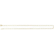 18K Yellow 2.4 mm Paperclip-Style 18" Chain