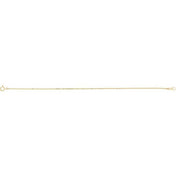 10K Yellow Gold 1.2 mm Diamond-Cut Bead Chain Necklace