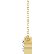 14K Yellow 3/4 CT Lab-Grown Diamond 16-18" Necklace