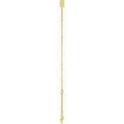 14K Yellow Lab-Grown Diamond 6 1/2-7 1/2" Bracelet