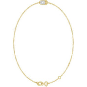 14K Yellow Lab-Grown Diamond 6 1/2-7 1/2" Bracelet
