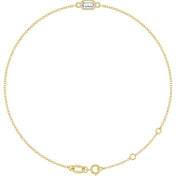 14K Yellow Natural Diamond 6 1/2-7 1/2" Bracelet
