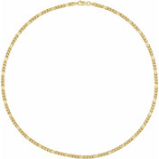14K Yellow 3.2 mm Franco 18" Chain