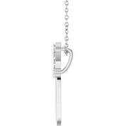 Accented Dagger Necklace or Pendant