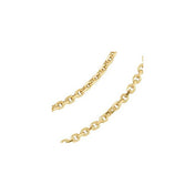 14K Yellow 1.75 mm Diamond-Cut Cable 18" Chain