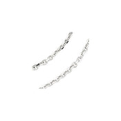 14K White 1.75 mm Diamond-Cut Cable 20" Chain