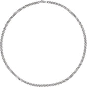 Sterling Silver 4.8 mm Curb 20" Chain