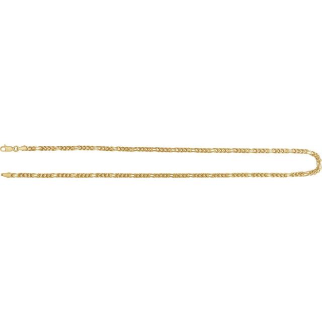 14K Yellow 3.2 mm Franco 20" Chain