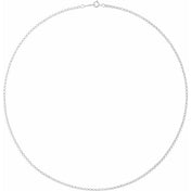 Sterling Silver 2 mm Rolo 16" Chain