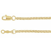 14K Yellow Gold-Filled 2 mm Rolo Chain Available by the Inch with Recycled Metal Options