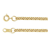 14K Gold-Filled 2 mm Rolo Chain by [Brand Name] CH432