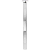 Platinum 2 mm Natural Pink Tourmaline Ring