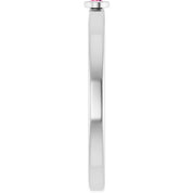 Platinum 2 mm Natural Pink Tourmaline Ring
